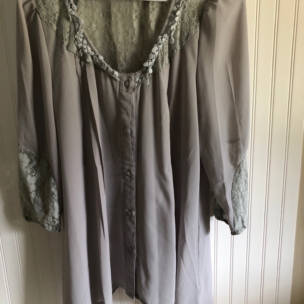 Long sleeve blouse